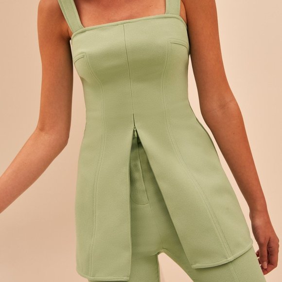 C/MEO collective high heart top mint tie zip - Picture 12 of 13